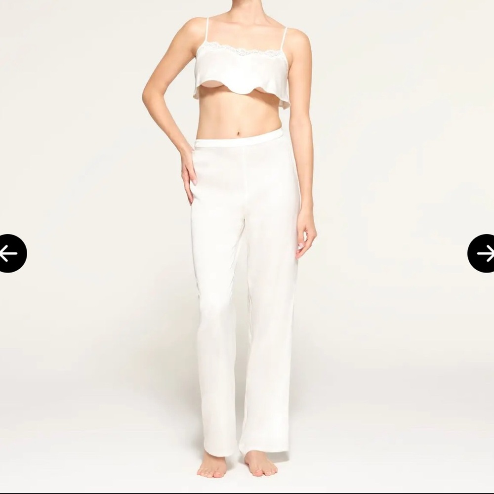 SKIMS Bridal Silk Pant | Marble